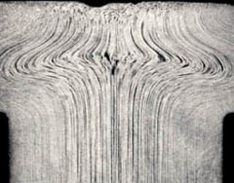 圧造品のファイバーフロー